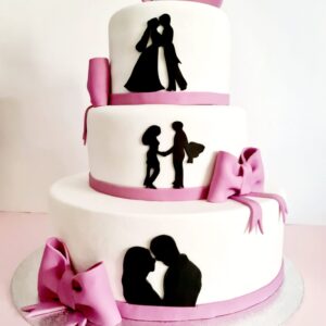 Tarta Boda Sombras