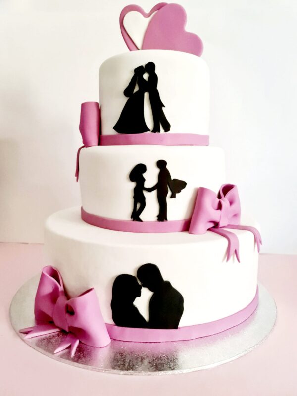 Tarta Boda Sombras