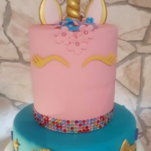 Tarta Unicornio Sirenas