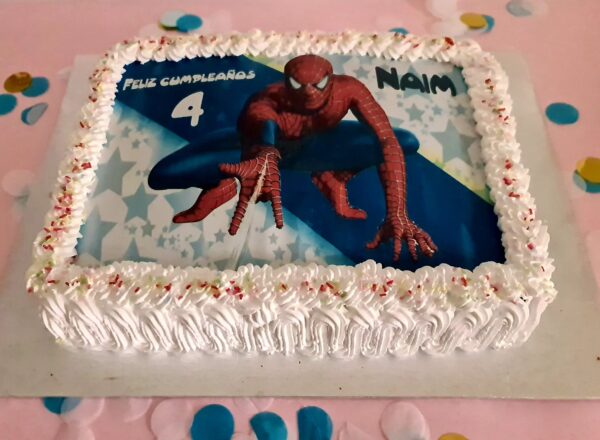 Tarta Nata Spiderman